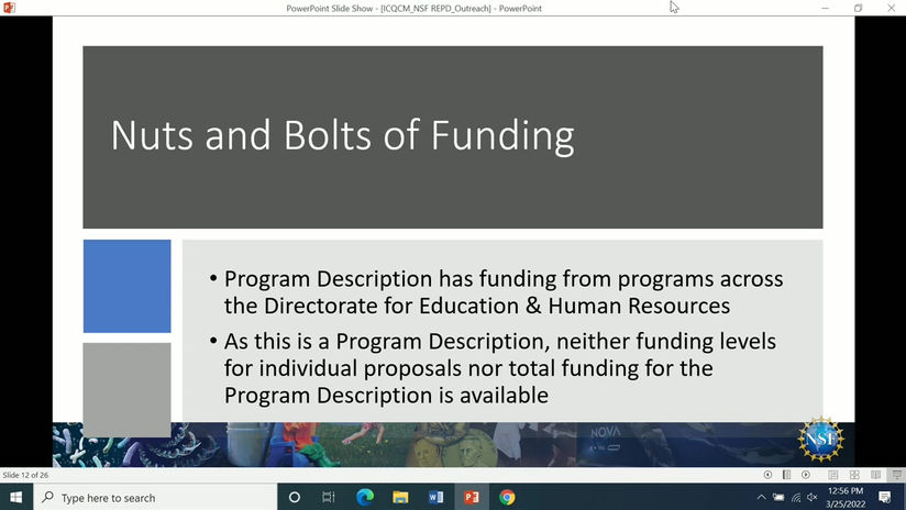 The Spencer and National Science Foundation Lunch